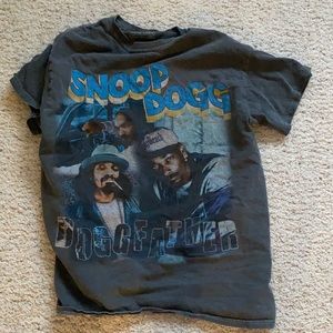 snoop dog print grey t shirt